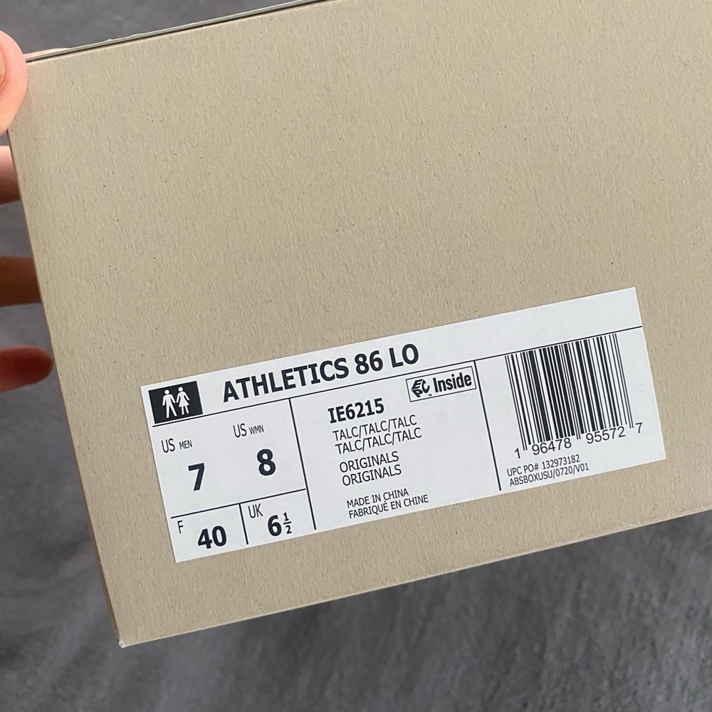 adidas x Fear of God Athletics '86 Low | Talc | size 7 men’s, size 8 women’s - Picture 5 of 5